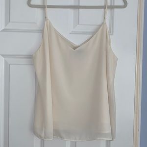 Banana Republic Irony White Strappy Camisole
